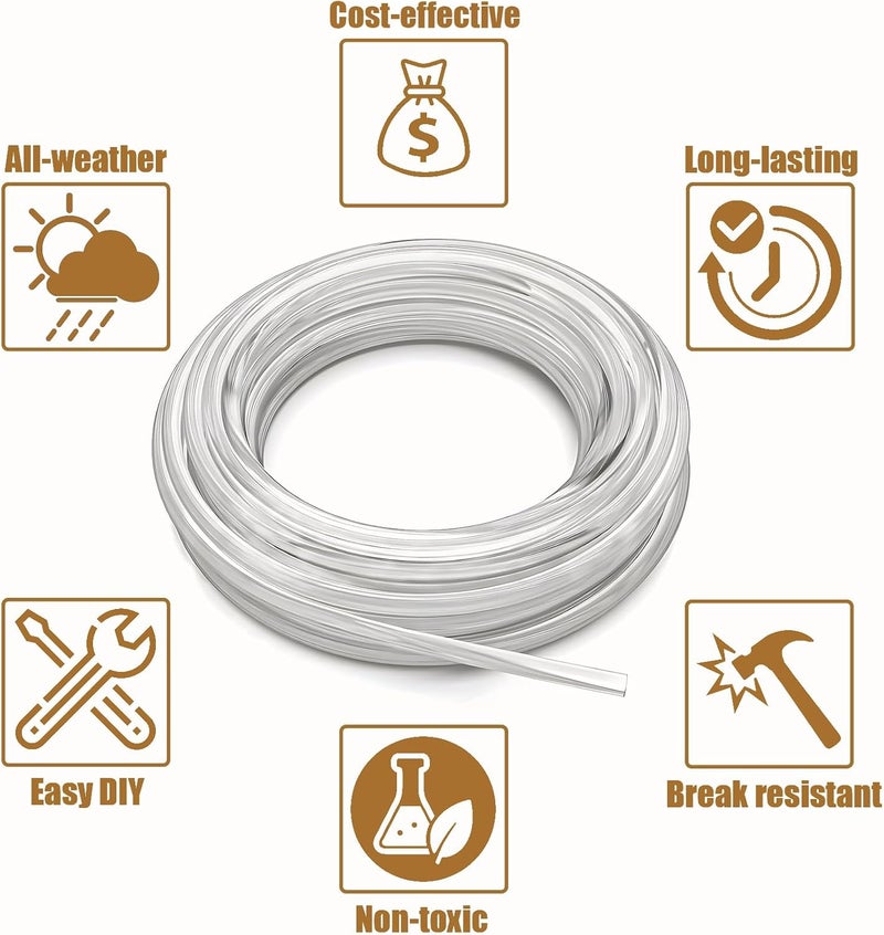 Lumpro 1/4'' Vinyl Sling Chair Spline Solid Awning Cord Replacement for Patio Fabric Chaise Lounge Outdoor Sling Chair Lawn Garden Pool Furniture Repair (50 Ft) - Image 5