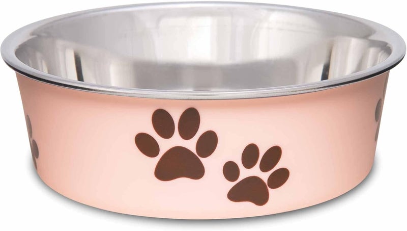 Loving Pets Bella Bowl for Dogs, Small, Paparazzi Pink - Image 1