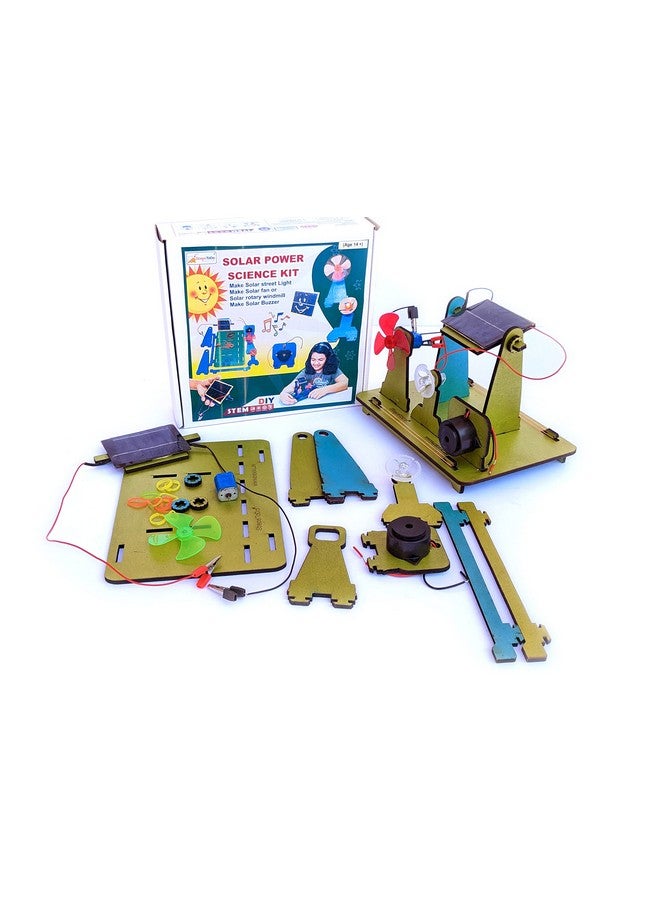 StepsToDo Solar Power Science Kit. Multiple Conversion of Solar Energy. Experimental Learning Study Kit. DIY Science Project Kit. Teaching Aid - Image 1