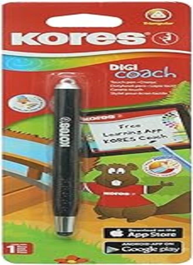 Kores Kores digi coach touch pen for smart phones and tablets no:39950(1 piece) multicolor 