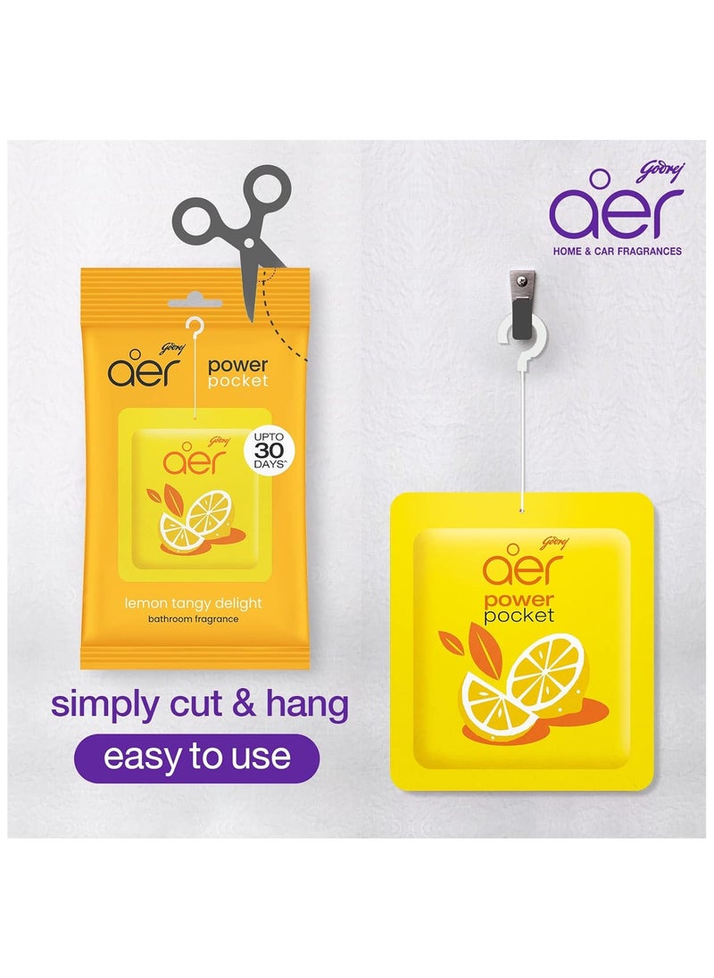 Godrej Aer Godrej Aer Power Pocket Bathroom Fragrance - Berry Rush pack of 6  - Image 5