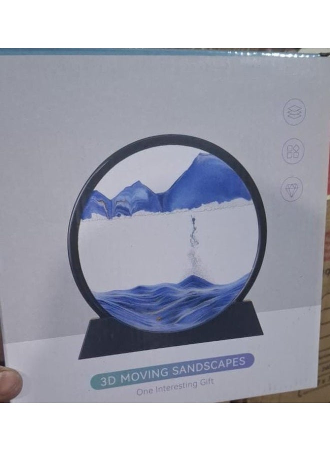ساعة رملية  ساعة رملية زجاجية ديكور للمنزل أو المكتب