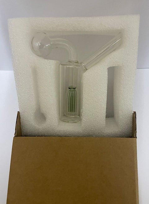 Glass Oil Lamp Burner Clear