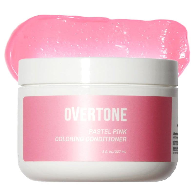 Overtone Color Depositing SemiPermanent Hair Dye Conditioner  8 oz For Natural  ColorTreated Hair Moisturizing Shea Butter  Coconut Oil  Vegan  CrueltyFree Pastel Pink is now Cotton Candy