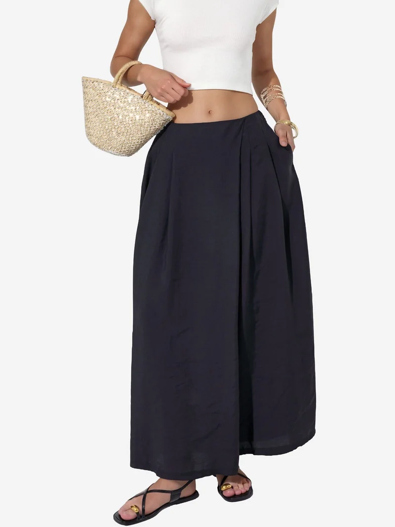Wide Leg Palazzo Modal Pants
