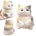 YVBBHE Big Hand Painted Cat Squishy ToysLarge Cute Ultra Soft Kitty Squeeze Fidget Toys for Stress Relief Kawaii Squishies Sticky Animal Toys for Adults KidsDecompression Sensory Balls Toys for Autism - Image 2