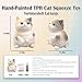 YVBBHE Big Hand Painted Cat Squishy ToysLarge Cute Ultra Soft Kitty Squeeze Fidget Toys for Stress Relief Kawaii Squishies Sticky Animal Toys for Adults KidsDecompression Sensory Balls Toys for Autism - Image 4