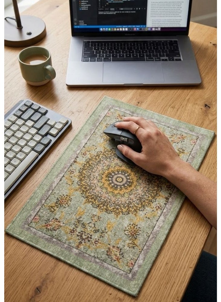 Mouse Pad designed with a premium ultra‑smooth surface for flawless precision. Provides exceptional tracking accuracy for gaming, office work, and creative tasks. Built with durable, long‑lasting materials that withstand daily use. Features a strong non‑slip rubber base to keep the pad firmly in place. Soft, comfortable texture reduces wrist strain during extended sessions. Perfect for home setups, professional workstations, and high‑performance gaming. Lightweight, flexible, and easy to clean for long‑term convenience. A reliable desk companion that enhances control, comfort, and productivity. - Image 1