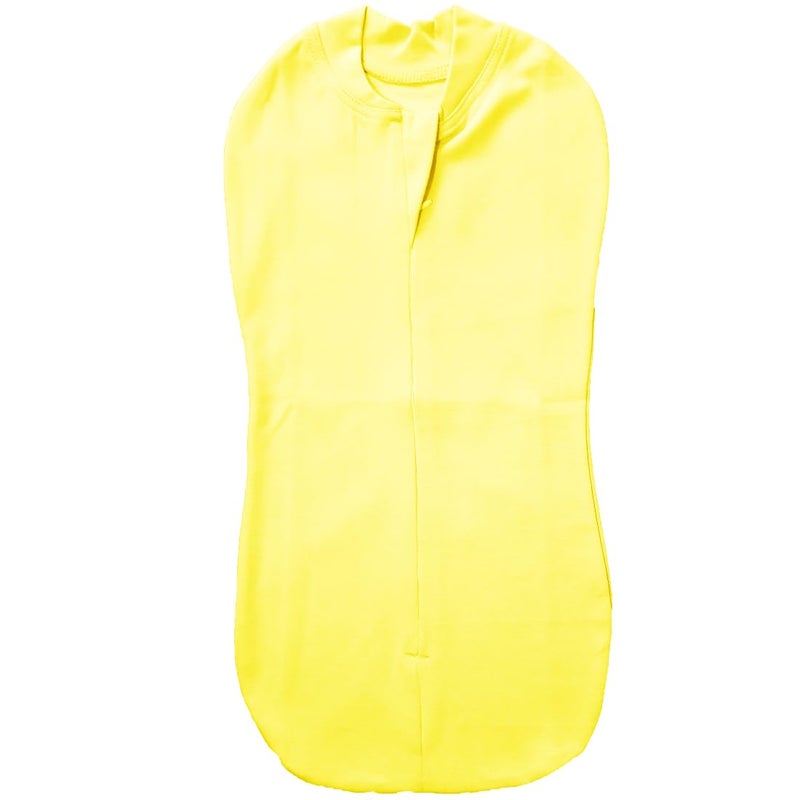 MammaChamp Zipper Swaddle Sleeping SackBlanketsWrapPodBag New Born Baby for 03 Months Pack of 1 Yellow - Image 1