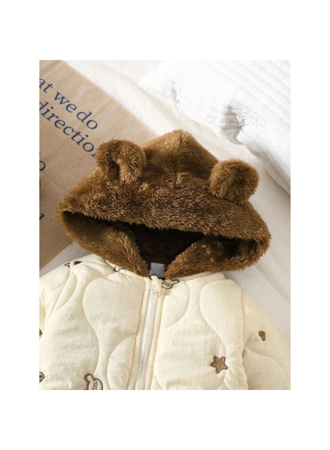 Kids Winter Jacket with Ultra Soft Faux Fur Lining Lightweight Warm Coat for Cold Weather Suitable for Ages 2-3 Years Size 92-98 cm - Image 5
