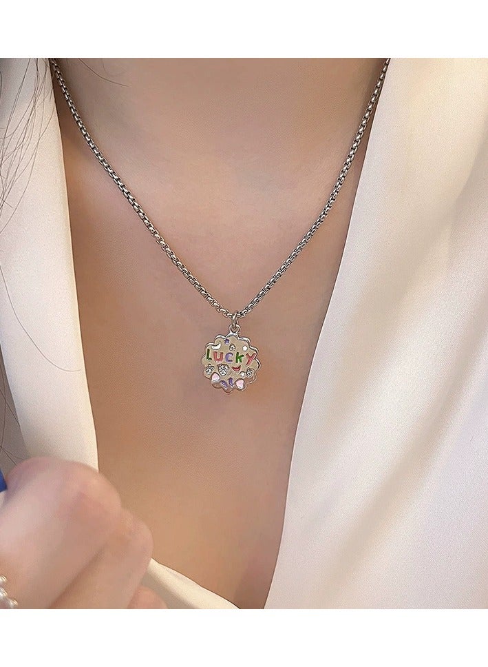 Goolsky Lucky Charm Pendant Necklace – Dainty Symbolic Jewelry for Women, Minimalist Daily Wear Gift, Lucky Meaning - Image 2