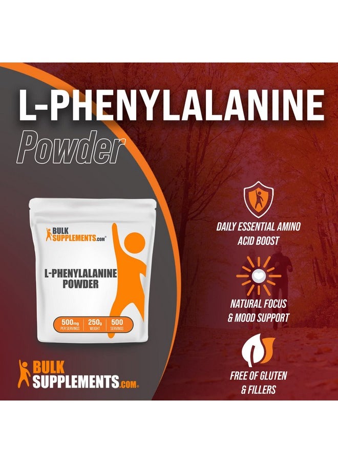 BulkSupplements Com Lphenylalanine Powder Phenylalanine Supplement Lphenylalanine 500Mg L Phenylalanine Powder Amino Acids Supplement 500Mg Per Serving 250 Grams 88 Oz  - Image 3