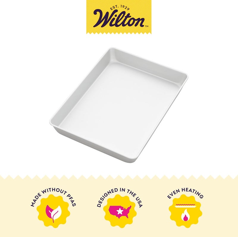Wilton Performance Pans Medium Sheet Cake Pan 11 x 15Inch Cookie Sheet Aluminum - Image 5