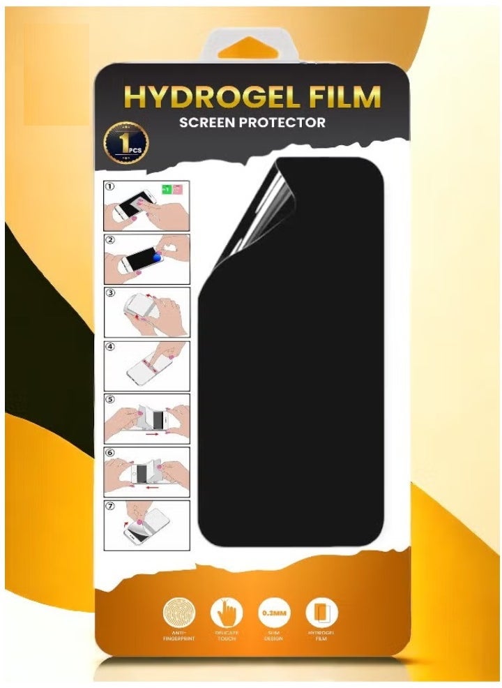 JAJEEK iPhone SE 2020 Hydrogel Privacy Film Screen Protector – Black, Anti-Spy Privacy Protection, Self-Healing, Anti-Scratch, Full Coverage, Easy Installation for iPhone SE 2020  - Image 4