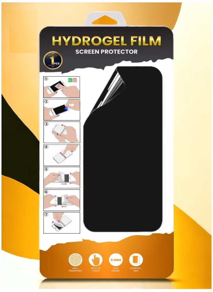 JAJEEK iPhone SE 2020 Hydrogel Privacy Film Screen Protector – Black, Anti-Spy Privacy Protection, Self-Healing, Anti-Scratch, Full Coverage, Easy Installation for iPhone SE 2020  - Image 3