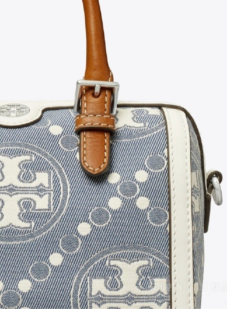 Burch TORY BURCH T Monogram Mini Barrel Bag - Image 3