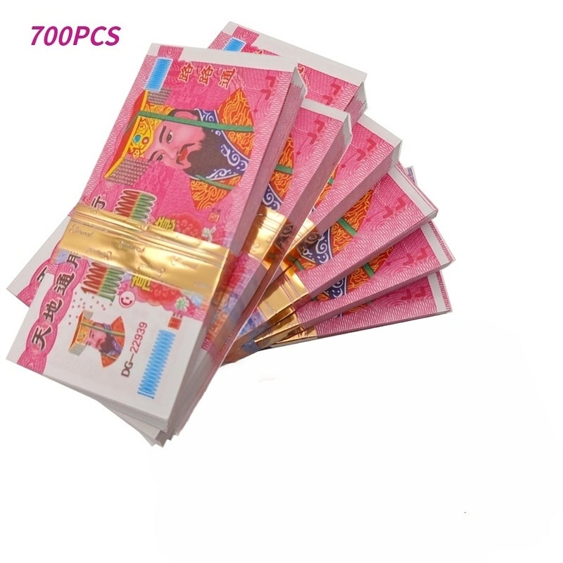Traditional Chinese Joss Paper - 300/500/700 Pcs (15cm) Synthetic Paper for Ancestor Worship, Qingming Festival, Funerals - Bright Colors - Image 5
