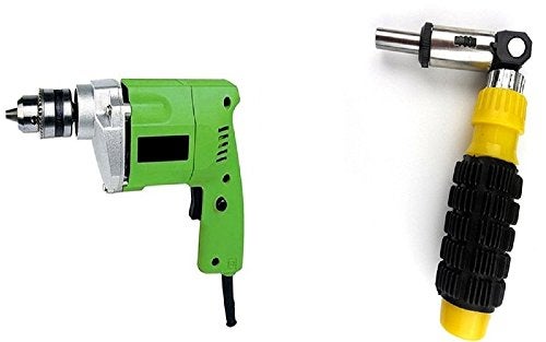 Unique Gadget Buy Shopper52 New 10mm Powerful Drill Machine With 41 Pcs Tool Kit Screwdriver Set (Set of 41) - Image 1