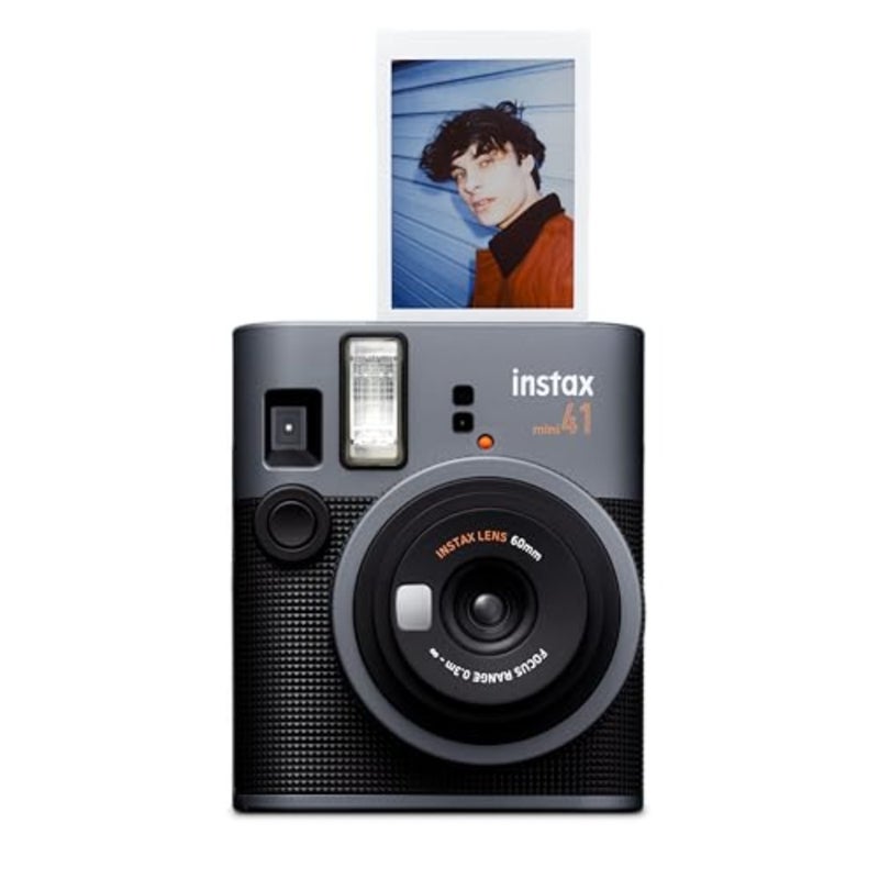 INSTAX Instant Camera for everyday moments, plastic body, classic white, instant photo printing with vibrant colors - Image 1