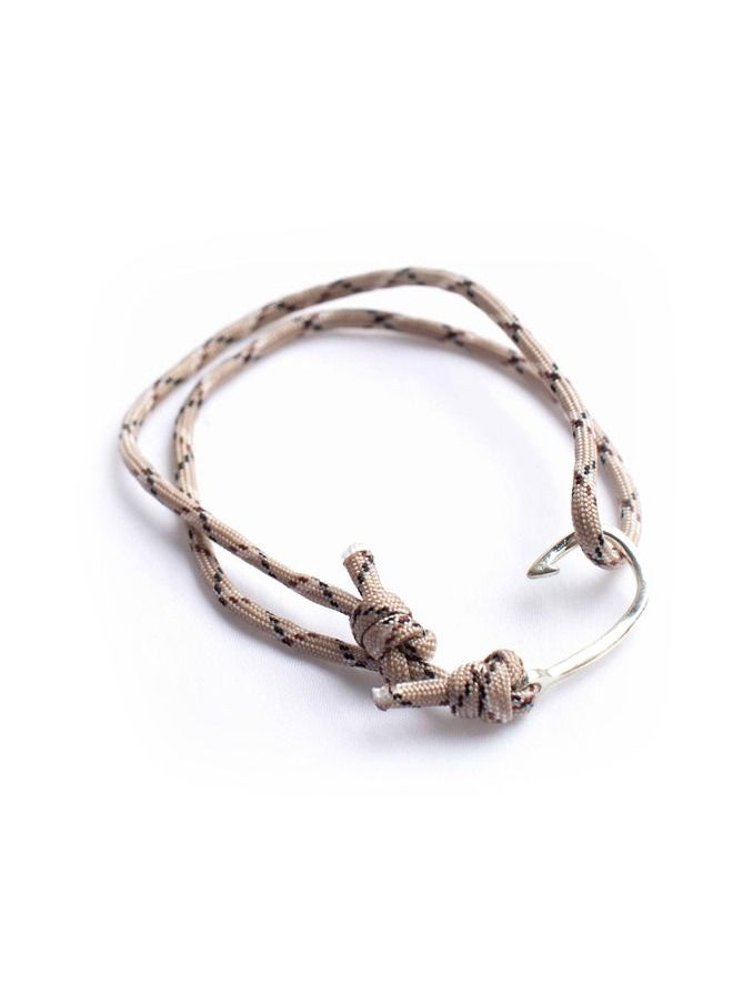 Elite Dose Round Fish Hook Design Nylon Bracelet  - Image 1