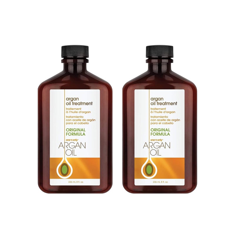One N Only One 'N Only Argan Oil Hair Treatment - Lightweight & Hydrating Hair Oil for Natural, Wigs & Extensions - Shine Enhancing, Heat Protectant & Frizz Control (8 oz, 2pk) - Image 3