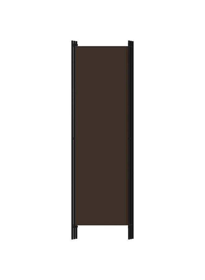 vidaxl 3-Panel Room Divider Brown 150x180 cm 320716 - Image 2