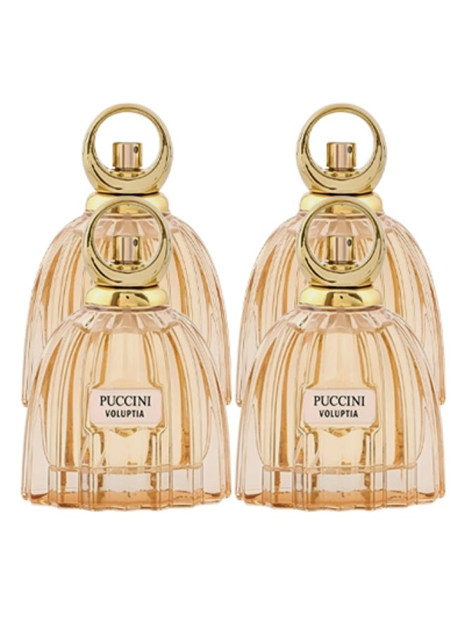 بوشيني 4 قطع عطر بوتشيني فولوبتيا باريس للنساء 100 مل - Image 1