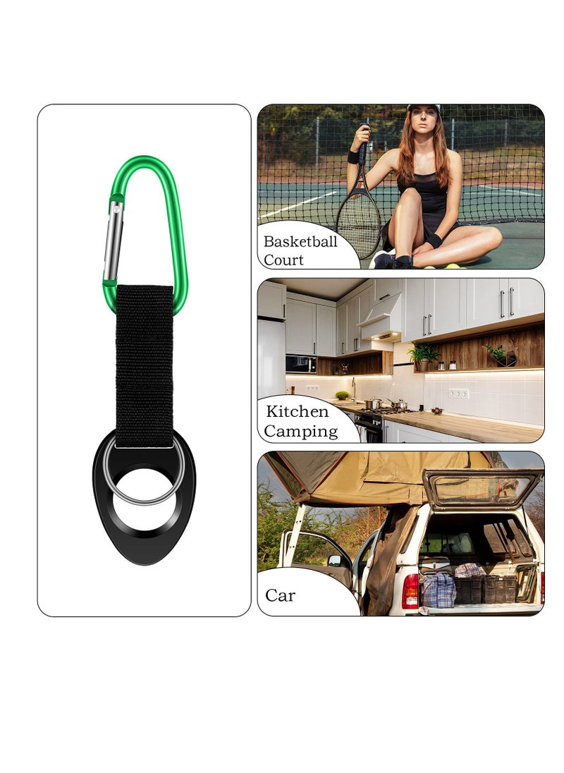 Generic - 5Pcs Silicone Bottle Buckle Practical Hanging Holder Clip Keychain Carabiner for Outdoor Activities Bike Camping Hiking Daily Use (Random Color) - Image 1