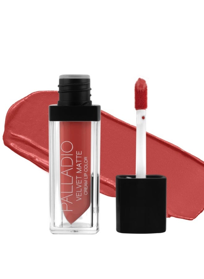 PALLADIO Velvet Matte Cream Lip Color, Cashmere - Image 1