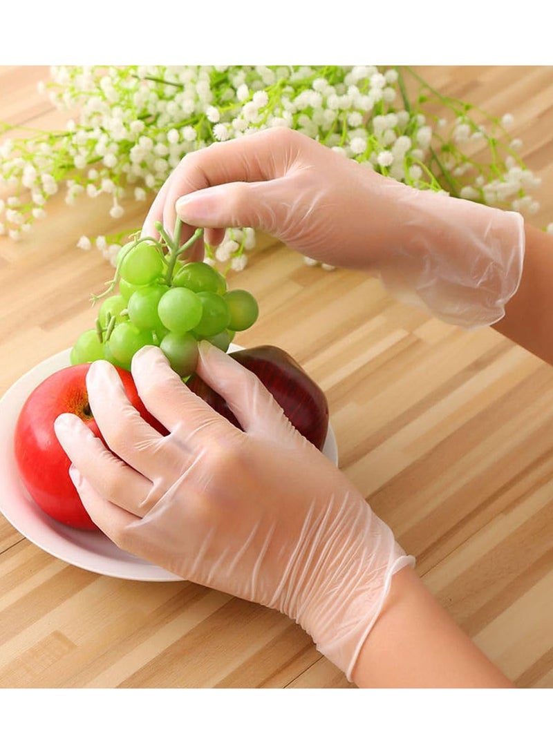 Angola Panda 400pcs durable TPE material disposable gloves, latex and powder free, TPE upgraded material, puncture and tear resistant, suitable for industrial use, food preparation, home cleaning, maintenance, painting, beauty salons, pet care, cooking, barbecue, cleaning, food preparation, hair dyeing, elderly care, diaper changing, pet cleaning, hygiene, painting, planting, handmade production - Image 4