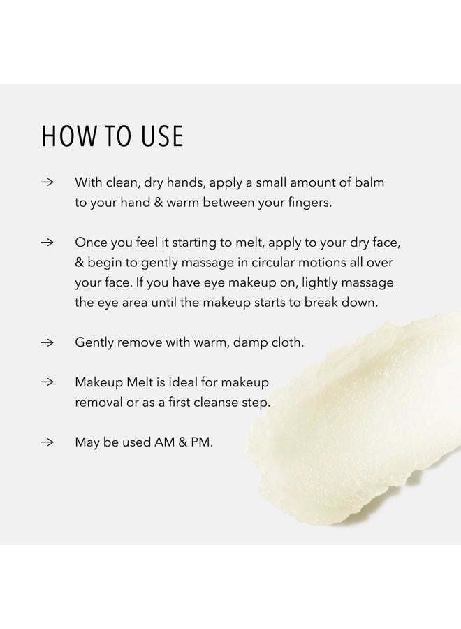 HydroPeptide Makeup Melt, Botanical Cleansing Balm, Restores, Softens and Hydrates Lips, 3.4 Ounce - Image 4