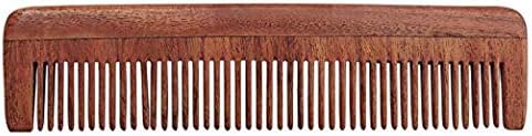 Pure Neem Wood Fine Tooth Comb Natural Wood for Hair Scalp Health EcoFriendly PlasticFree Comb for Men Women