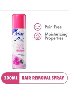 Nair Hair Removal Spray with Rose Fragrance Extract 200 ml  - Image 2