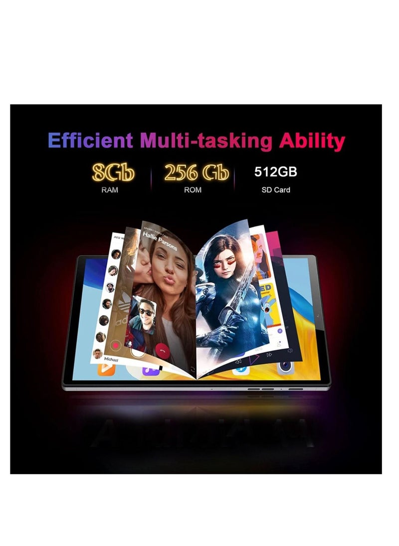 7 -Inch ITouch Smart Tablet X722 Android 12.1 Tab With 256GB ROM 8GB RAM Quad Core Wi-Fi 5G LTE Dual Sim with Wireless Keyboard and PU Tablet Cover