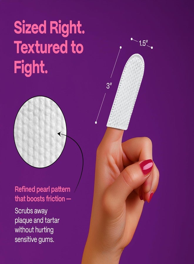 DOCO Dog Teeth Cleaning Wipes Dental Finger Wipes for Cats & Dogs Remove Plaque & Tartar, Freshen Breath, No Rinse, Easy & Effective Pet Tooth Cleaning Kit for Oral Care (Bacon Flavor, 50 Count) - Image 3