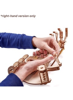 Wood Trick Wood Trick Wooden Robot Hand 3D Wooden Puzzle - Robotic Hand Wood Model Kit to Build  - Image 2