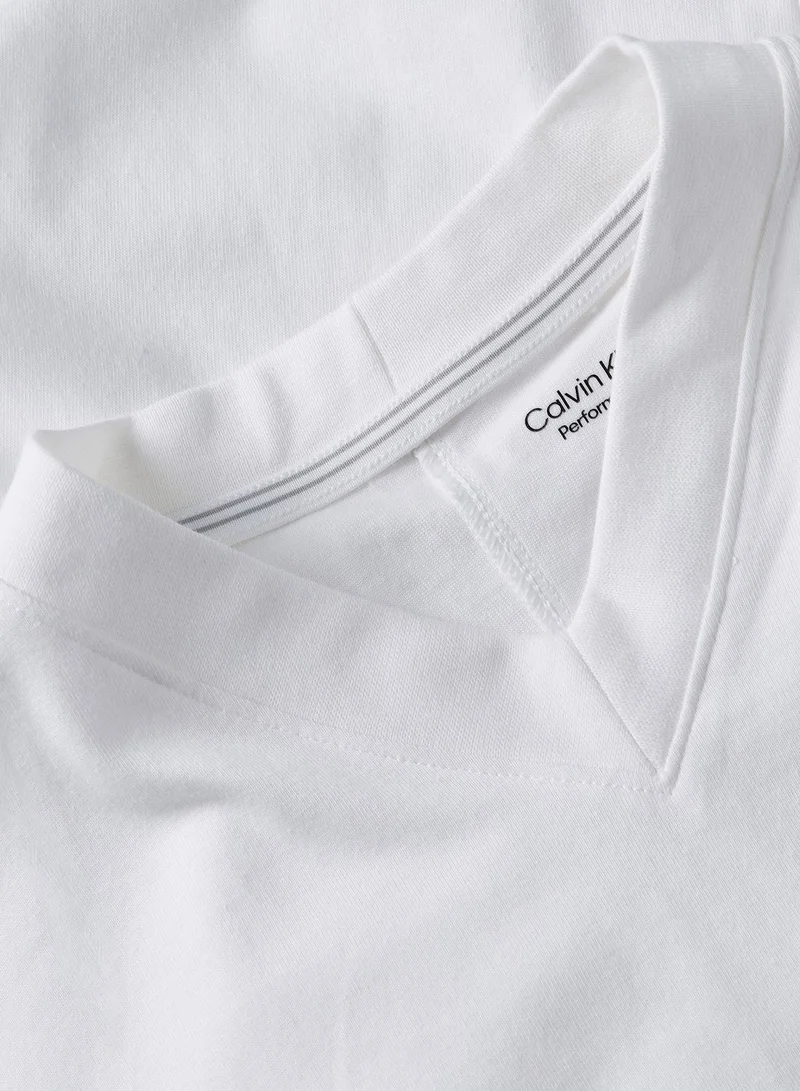 Calvin Klein Sports Logo Cropped T-Shirt