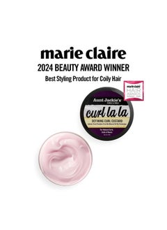 Aunt Jackie's Aunt Jackie's Curl La La, Lightweight Curl Defining Custard, Enriched with Shea Butter & Olive Oil, Basic, 15 Ounce  - Image 3