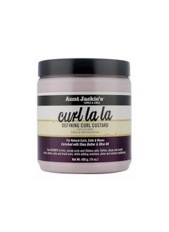 Aunt Jackie's Curl La La, Lightweight Curl Defining Custard, Enriched with Shea Butter & Olive Oil, Basic, 15 Ounce