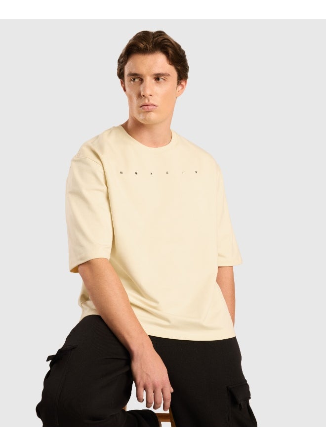 Musclemind Men's Oversized Drop Shoulder Graphic Printed T-Shirt with Long-Lasting Colour, Super Soft Anti-Pill Shape Retention Fabric Offers Quick Drying Tech, for All Day Comfort  - Image 4