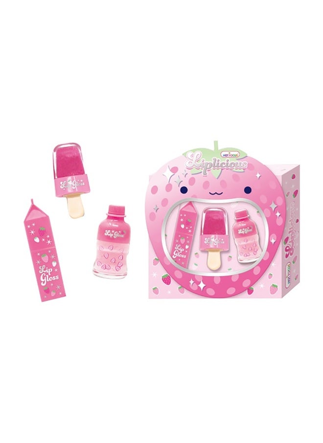 Hot Focus Strawberry Liplicious Set  - Image 2