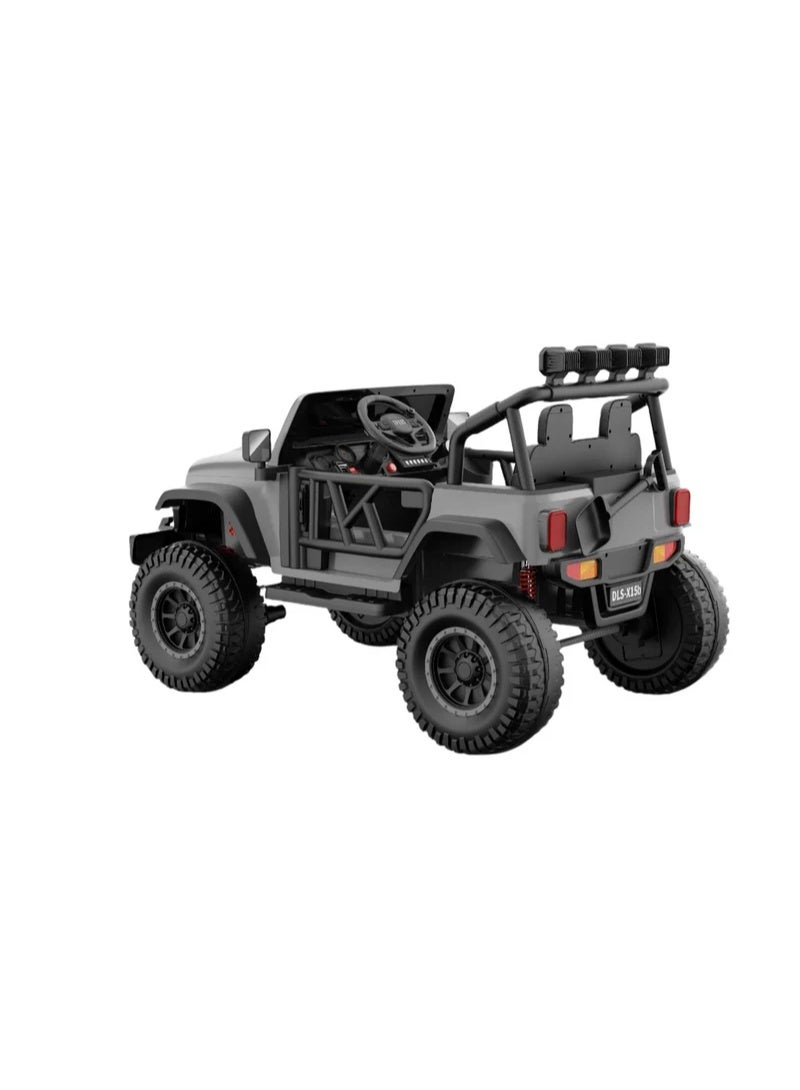 Jeep Electric Ride On Jeep 4X4 24V M4 Grey - Image 5
