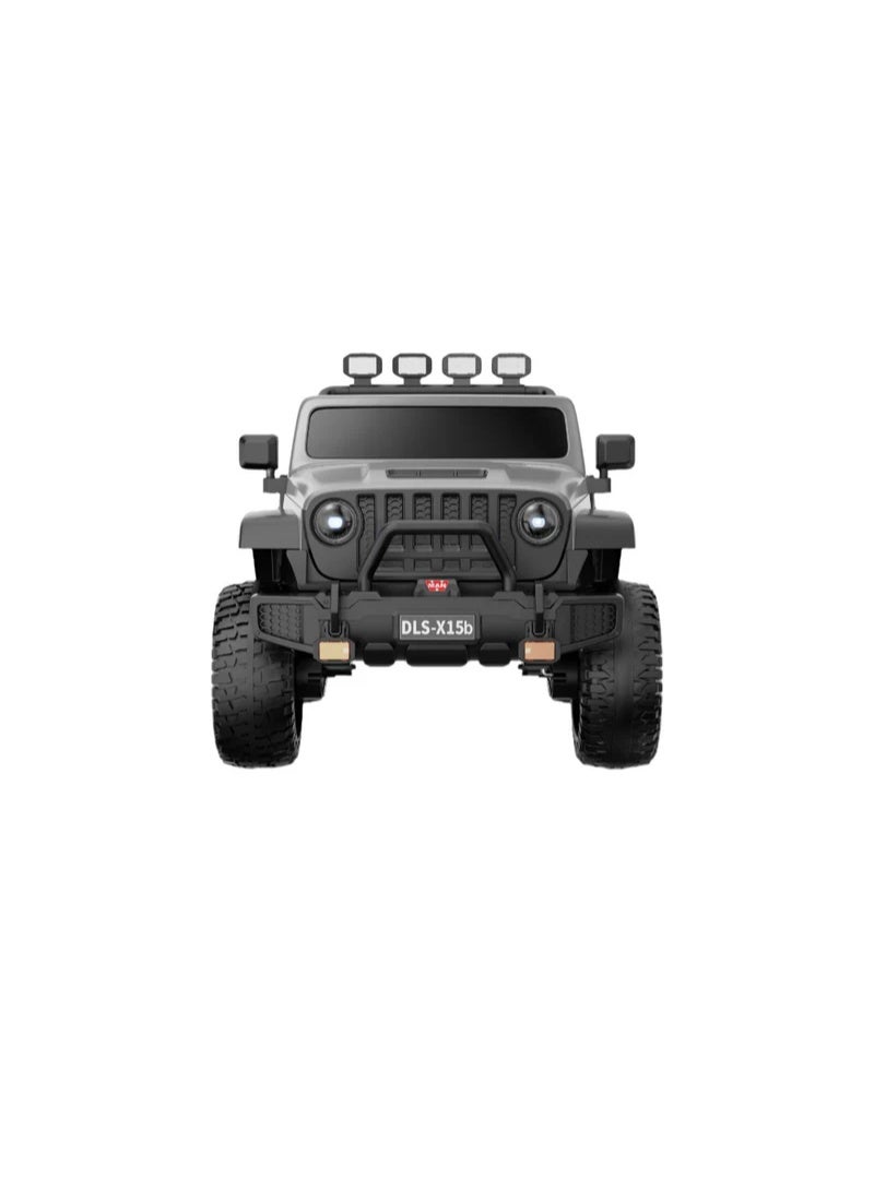 Jeep Electric Ride On Jeep 4X4 24V M4 Grey - Image 3