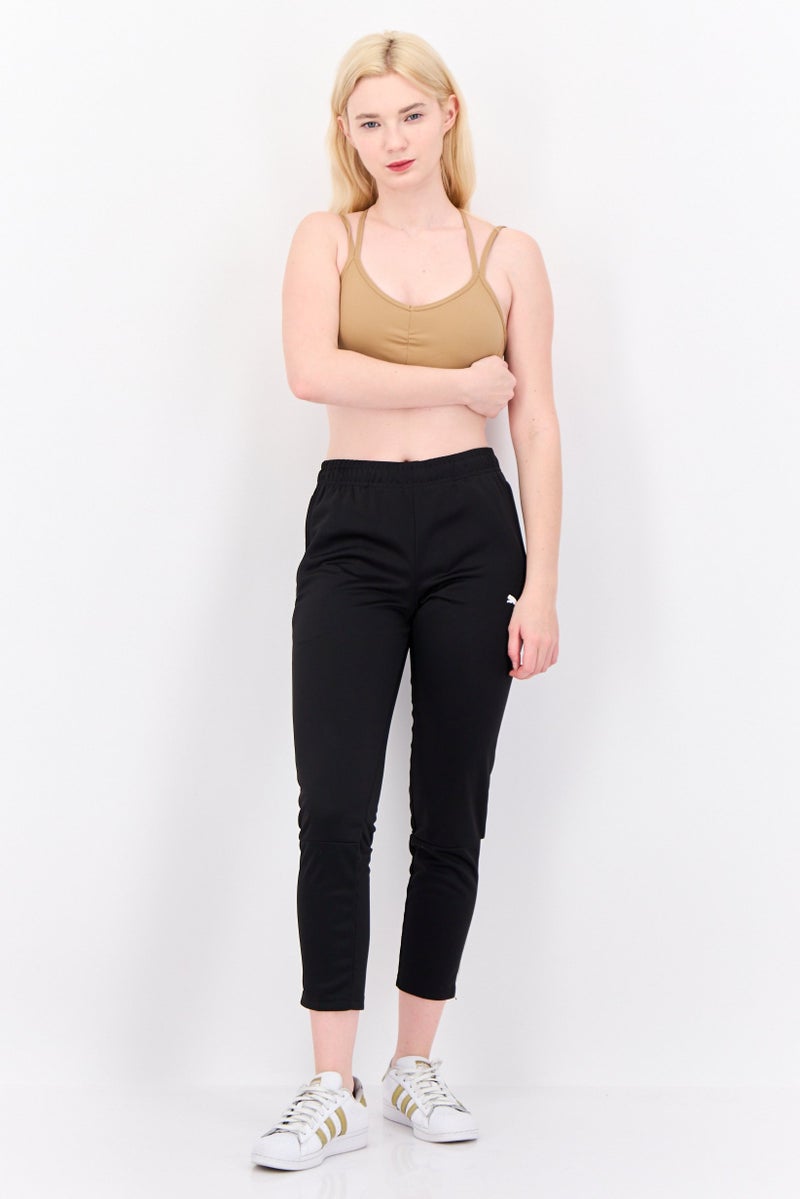 PUMA Women Sportswear Fit Drawstring Training Track Pants, Black  - Image 4