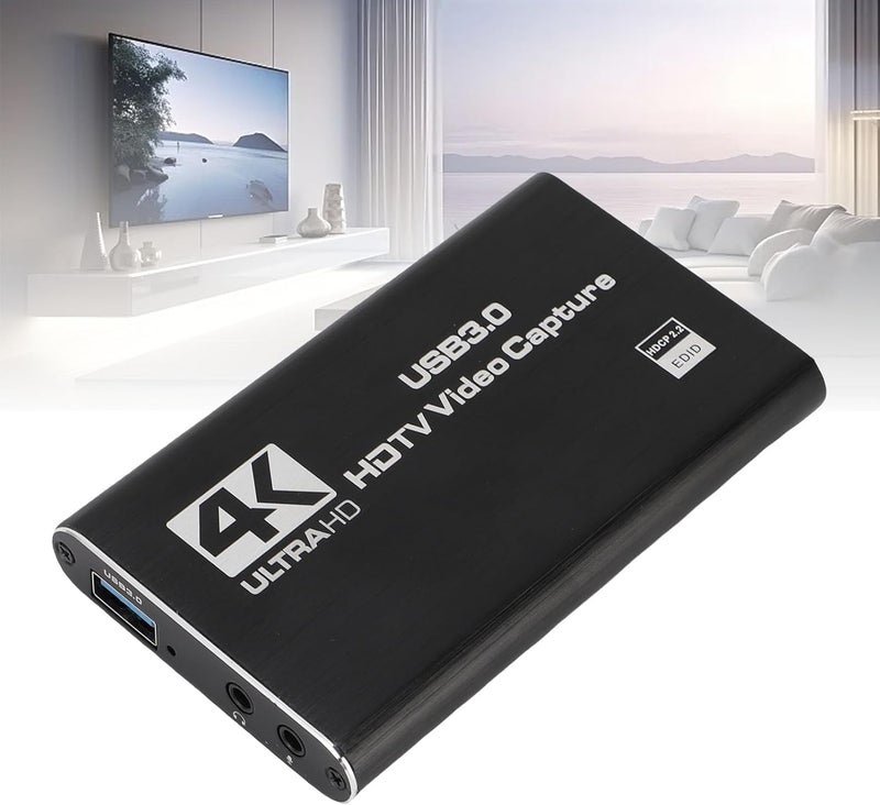 بطاقة فيديو USB عالية الدقة 4K للبث المباشر عبر الإنترنت، إخراج فيديو 1080P لمنشئي المحتوى - Image 3