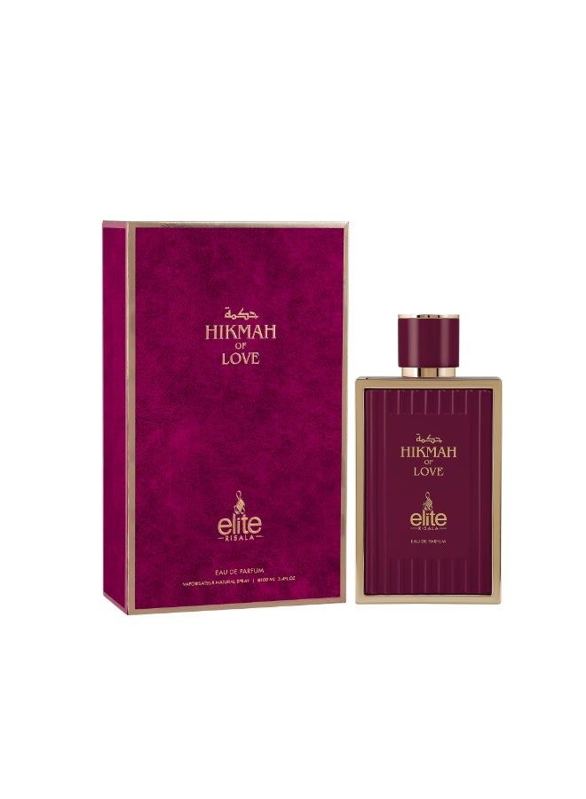 Risala Elite Hikmah Of Love Eau De Parfum For Woman 100ml, Perfume For Women, Long Lasting Luxury Premium Fragrance For Her, Oriental Floral Scent With White Flowers, Turkish Rose, And Vanilla - Image 4