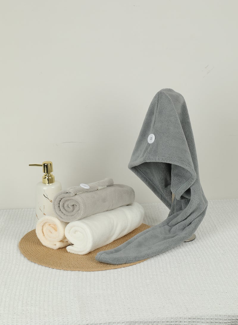 Dark Grey Face Towel - Ultra-Soft Coral Fleece, Super Absorbent, Lightweight, and Gentle on Skin - Stylish, Quick-Dry, and Durable for Daily Use