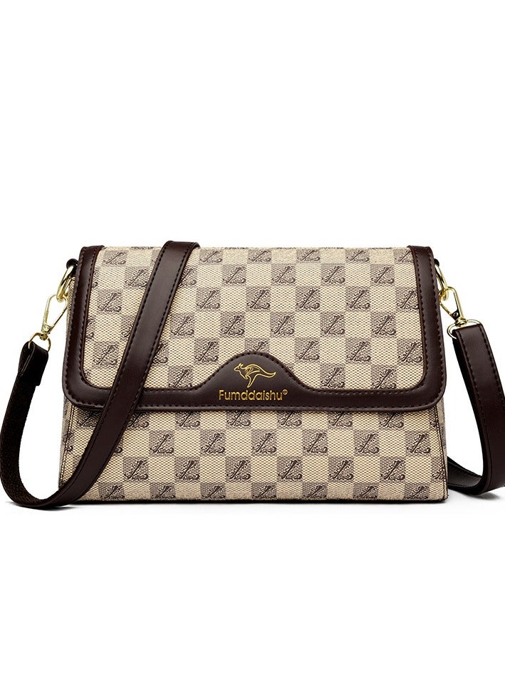 KANGAROO New Fashionable And Minimalist Hand-held Single-shoulder And Crossbody Bag 