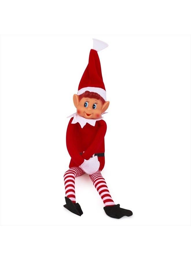 Elves Behavin Badly Christmas Elf Behaving Badly Plush Toy | Novelty Long Bendy Naughty Boy Christmas Elves Doll | 12 Inches - Image 1