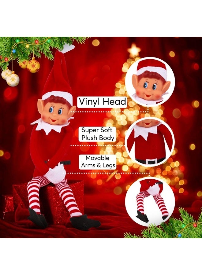 Elves Behavin Badly Christmas Elf Behaving Badly Plush Toy | Novelty Long Bendy Naughty Boy Christmas Elves Doll | 12 Inches - Image 5
